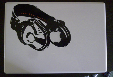 Headphones MacBook Sticker