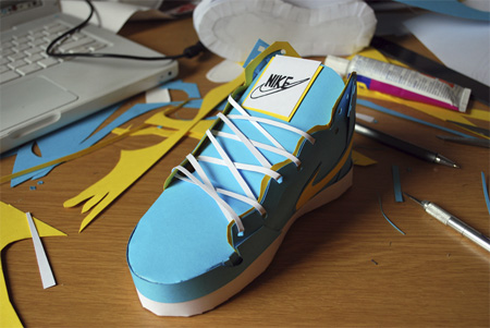 Nike Paper Shoes