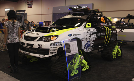 Modified Car Drives on Snow Seen On www.coolpicturegallery.net