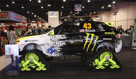 Modified Car Drives on Snow Seen On www.coolpicturegallery.net