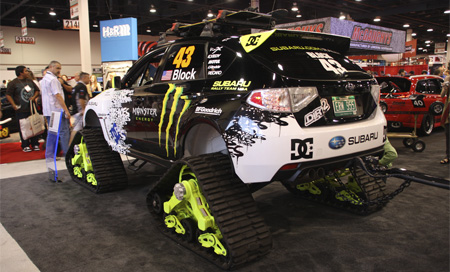 Modified Car Drives on Snow Seen On www.coolpicturegallery.net