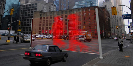 Innovative Laser Crosswalk Concept