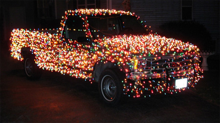Christmas Lights Truck