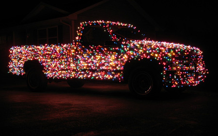 Christmas Themed Truck