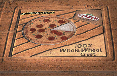 Pizza Crop Circle