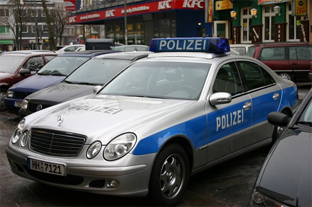 Mercedes Benz Police Car
