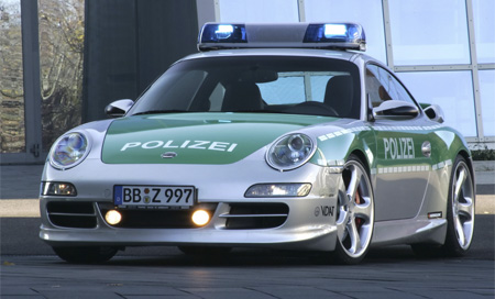 Porsche Police Car