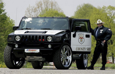 Hummer Police Car