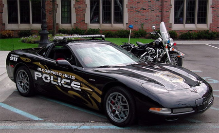 Chevrolet Corvette Police Car