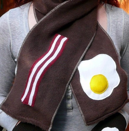 Bacon and Egg Scarf