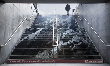 Parkinsons Disease Stairs Advertisement