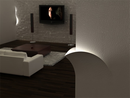 LED Torn Lights Concept