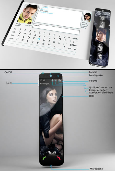 Mobile Script Cell Phone Concept
