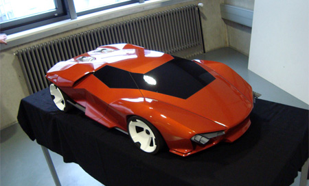 Beautiful Lamborghini concept car designed by Niels Steinhoff link 
