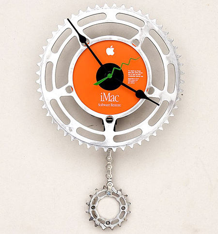 Bike Chain Wall Clock