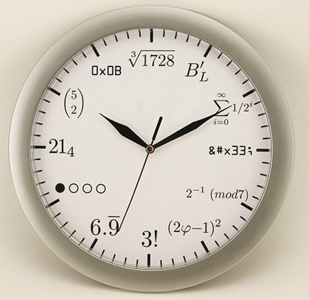 ساعت ریاضی دانان