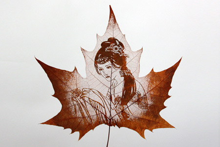 Amazing Leaf Carvings