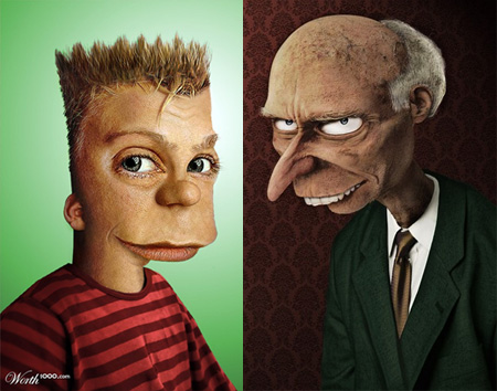 Real Life Cartoon Characters on 14 Fictional Characters In Real Life
