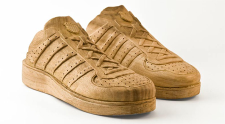 Sneakers made from Wood