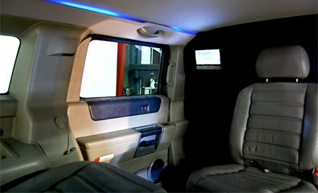 Hummer Cart Interior