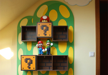 Mario Bookshelf