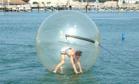 Ball Lets You Walk On Water