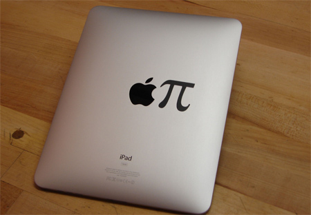 Apple Pi iPad Sticker
