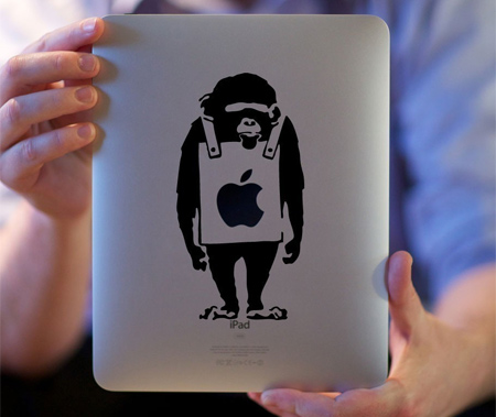 Monkey iPad Sticker
