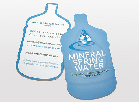 Mineral Water Business Card