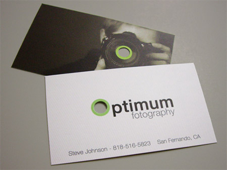 Optimum Business Card Fotography