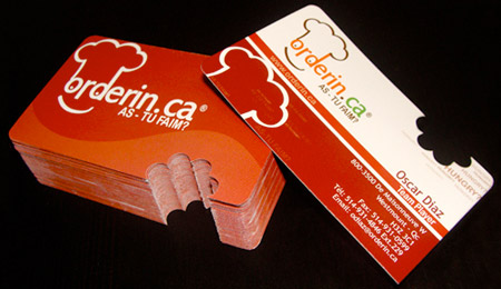 Tarjeta de visita orderin Tarjeta de visita orderin