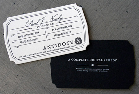 Antidote X Business Card