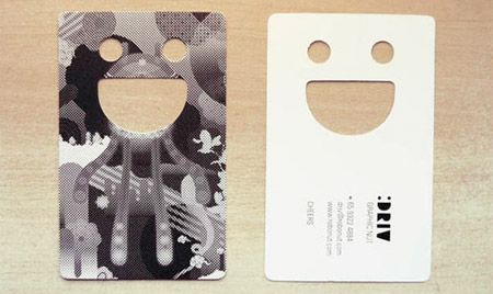 Tarjeta de visita sonriente Tarjeta de visita sonriente
