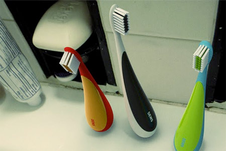 Upstanding Toothbrush