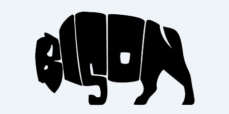 logo cool bison logos symbols hidden word symbol rock band designed vancouver animals canada 2010 summit animal awesome