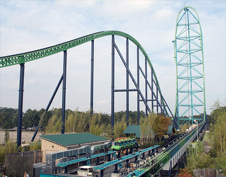 six flags great adventure roller coasters. Located at Six Flags Great
