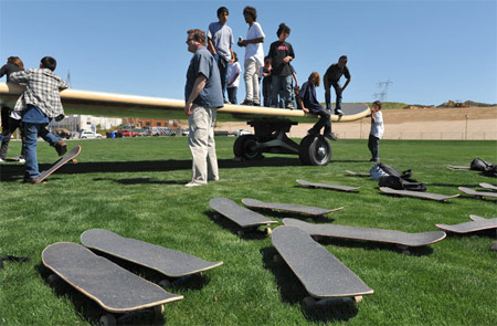 The Worlds Largest Skateboard
