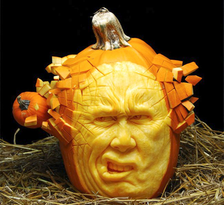 Scary Halloween on Scary Halloween Pumpkin Carvings