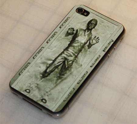 Han Solo Carbonite iPhone Sticker