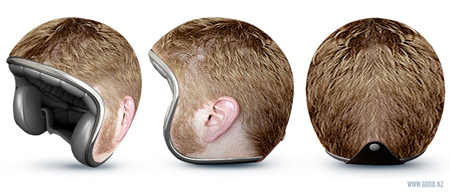 Male Head Helmet