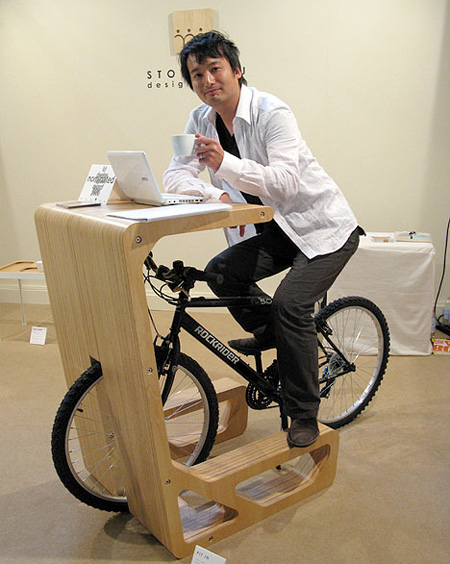 Pit In Bicycle Desk