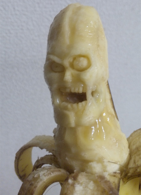 Scary Banana Art