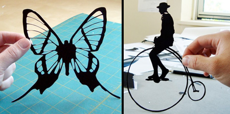 Hand Cut Paper Silhouettes