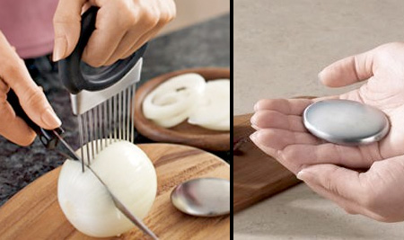 Onion Holder and Odor Remover