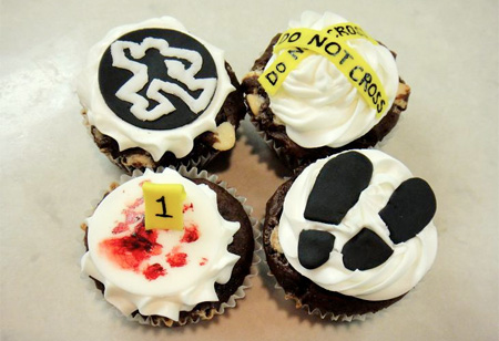 Unusual cupcakes designed for Medical Examiner in San Diego link 