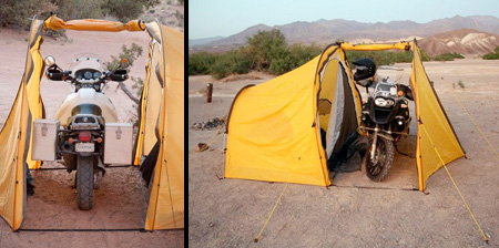Tent for Motorcycle Riders