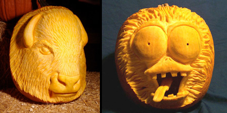 3D Pumpkin Carvings