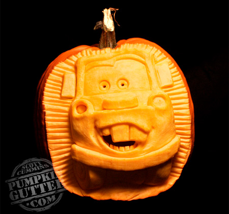 Cars Pumpkin