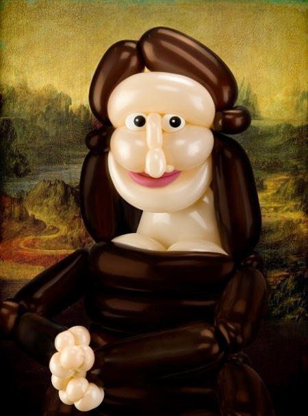 Balloon Mona Lisa