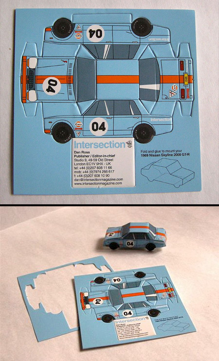 Toy Car Business Card